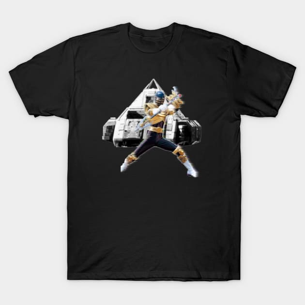 Power Rangers - Gold Zeo Ranger T-Shirt by OfficeBros